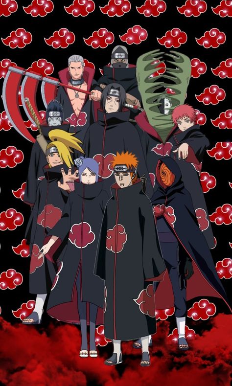 Trio Photos, Akatsuki Wallpaper, Akatsuki Clan, Uchiha Wallpaper, Madara Uchiha Wallpapers, Itachi Mangekyou Sharingan, Naruto Uzumaki Hokage, Naruto Uzumaki Art, Naruto Fan Art