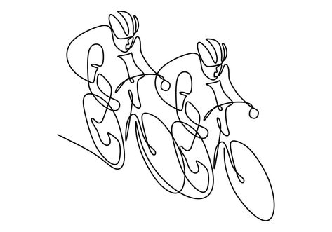 Cycling Illustration Graphics, Cycling Art Drawing, Cycling Drawing, Cyclist Illustration, Cycling Icon, Banner Minimalist, Cycling Illustration, Cycling Artwork, Cycling Tattoo