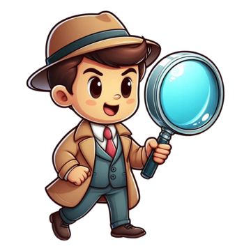 Detective Equipment, Detective Background, Detective Drawing, Detective Silhouette, Detective Man, Cartoon Detective, Detective Illustration, Detective Design, Research Illustration