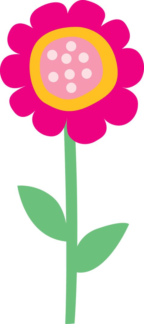 Flower Stencils, Peppa Pig George, Garden Clipart, Spring Clipart, Peppa Pig Party, Pig Party, Floral Border Design, Flower Stencil, Cute Clipart