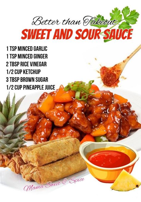 Homemade “Sweet and Sour Sauce”... - Mama Sweet and Spice Chinese Sweet And Sour Sauce, Sweet N Sour Sauce, Homemade Sweet And Sour Sauce, Sweet N Sour Sauce Recipe, Like Chicken, Favorite Dips, Sweet And Sour Sauce, Service Business, Sweet And Sour