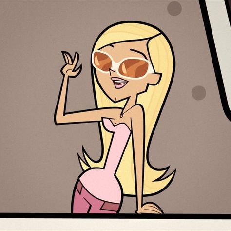 Dakota Total Drama, Blonde Hair Cartoon Character, Island Drama, Total Drama Pfp, Getting Prettier, Blonde Hair Cartoon, Instagram Cartoon, Cartoon Strip, Drama Memes