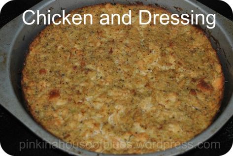 Dressing With Cream Of Mushroom, Southern Dressing Recipe, Crockpot Chicken And Dressing, Chicken And Dumplin Recipe, Turkey Dressing Recipe, Dumplin Recipe, Dressing Stuffing, Southern Dressing, Chicken And Dressing