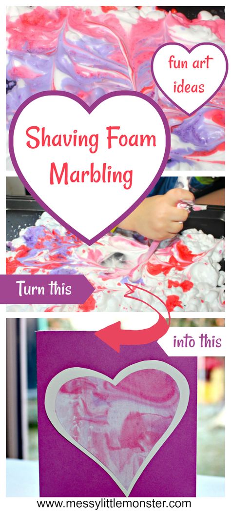 National Reading Month, Toddler Valentine Crafts, Craft Easter, Reading Month, Heart Craft, Arts And Crafts Storage, February Crafts, Shaving Foam, Activity For Toddlers