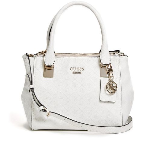 GUESS Shantal Quattro G Status Satchel (2,190 MXN) ❤ liked on Polyvore featuring bags, handbags, bone, satchel hand bags, white purse, satchel handbags, satchel style handbags and satchel style purse Guess Bags Handbags, Hand Bags For Women, Guess Purses, White Purse, Daily Bag, White Purses, White Handbag, Guess Bags, Bone White