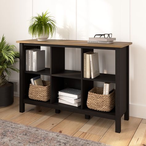 Organize your personal library or display pictures and decorations with cube storage that suits your casual home. Cube Storage Ideas, Farmhouse Bookshelf, Bathroom Dark, Storage Cabinet With Doors, Cube Storage Shelves, Accent Storage Cabinet, Bookcase Organization, Cabinet With Doors, Display Pictures