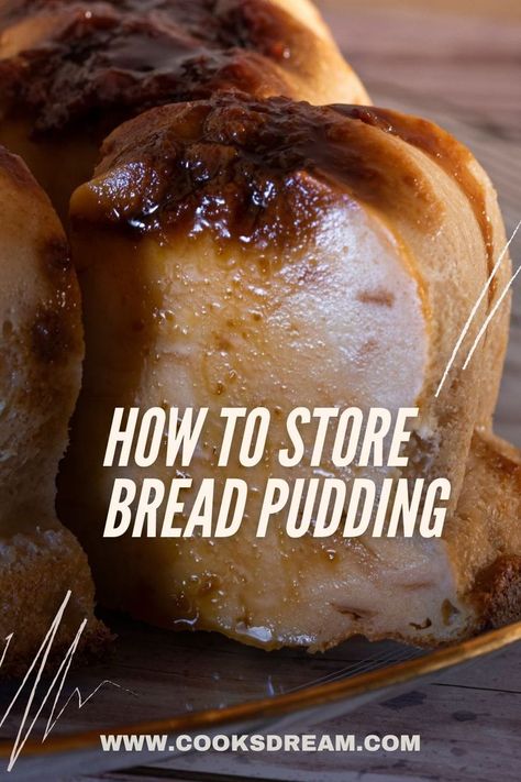 So, it is a great way to use up leftover bread, but what happens if you have leftover pudding? Today, I will tell you the best way to store your bread pudding to keep it as fresh and moist as possible and the best way to eat it after it has been stored! | How to Make Bread Pudding | How to Store Bread Pudding | Can Bread Pudding be Stored in the Freezer? | #pudding #bread #storage Can Bread, Pudding Bread, Savory Bread Puddings, How To Store Bread, Make Bread, Leftover Bread, Bread And Butter Pudding, Bread Storage, Frozen Custard