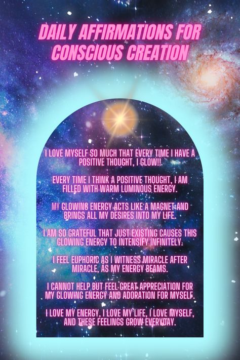 Daily Affirmations LOA Science Barbie, Conscious Creator, Because I Can, Daily Affirmations, Feeling Great, Positive Thoughts, Your Soul, Life Is Beautiful, Consciousness