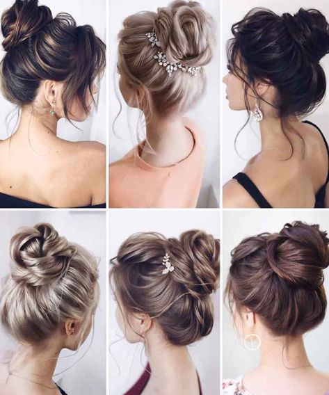 Raccolto alto morbido High Buns, Bleached Hair Repair, Ballroom Hair, Wedding Hair Up, Braided Bun Hairstyles, Hair Things, Pin Curls, Wedding Hairstyles Updo, Curly Hair Cuts