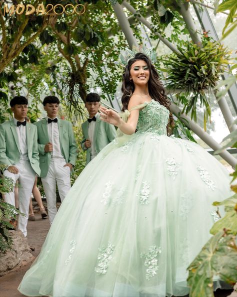 Book an In store or Virtual Appointment and SAY YES TO THE DRESS with Moda2000!💕✨ Sage Green Quinceanera, Sequin Lace Wedding Dress, Green Quinceanera Theme, Formal Dresses Wedding, Green Quinceanera Dresses, Quinceanera Themes Dresses, Mother Dresses, Sage Green Dress, Quinceanera Themes