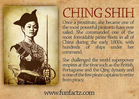 Female Pirates, Ching Shih, Female Pirate, Tiger Attack, Pirate History, History Major, Pirate Queen, People Having Fun, Historical Women