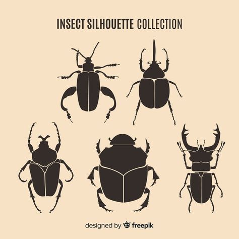 Rhino Beetle, Silhouette Stencil, Animal Silhouette, Insect Art, Diy Watercolor, Bugs And Insects, Window Painting, Lino Print, Stencil Designs