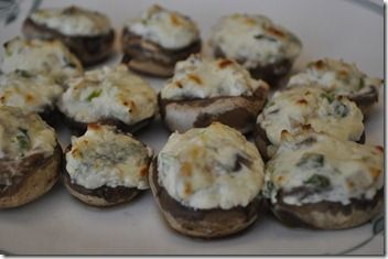 Mushroom Cap Recipes, Blue Cheese Stuffed Mushrooms, Seafood Stuffed Mushrooms, Cheese Stuffed Mushrooms, Stuffed Mushroom, Veggie Delight, Grilled Onions, Cheese Balls, Stuffed Mushroom Caps