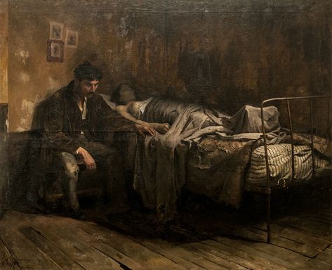 Martin Tovar y Tovar. 'Miseria' 1872. Pintor de Venezuela [1827-1902] Lorenzo Bernini, Rennaissance Art, Classical Art, Memento Mori, Old Art, Colorado Springs, Dark Art, Classic Art, Dark Academia