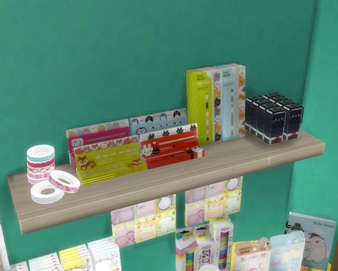 S4CC - STATIONERY | Cherry On K-Pop on Patreon Kpop Albums Sims 4 Cc, Sims 4 Stationery Cc, Sims 4 Clutter, Save File, Sims House, Sims 4 Cc, Sims 4 Mods, Sims 4, K Pop