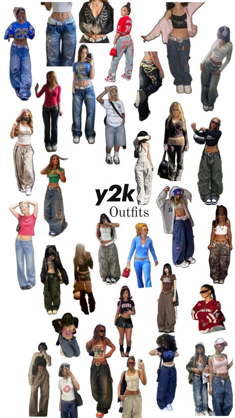 I‘ve Loved y2k ever since I saw these great Outfits on Pinterest, my favorites are shown here 💋🎀 2000s Throwback Outfit, Year 2000 Outfits, 2000 Outfit, 2000 Outfits, Throwback Outfits, 2000s Fashion Trends, Great Outfits, Jean Jacket Outfits, Y2k Outfits