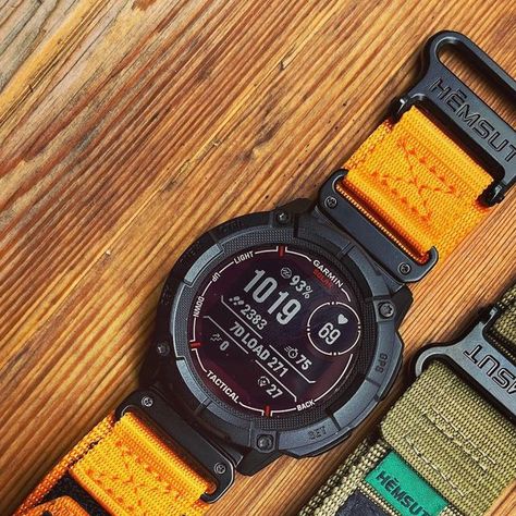 my_rugged_watch on Instagram: "My #1 picture of June. Enjoying my favourite #GarminInstinct2xSolarTactical #adventurewatch with an orange color SUPER RUGGED SERIES strap by #hemsut. #GarminWatches #GarminInstinct #GarminInstinct2 #GarminInstinct2Solar #GarminInstinct2xSolar" Rugged Watches, Adventure Watches, Edc Gadgets, Mens Designer Watches, Fancy Watches, Stylish Mens Outfits, Stylish Watches, Vintage Inspired Design, Garmin Watch