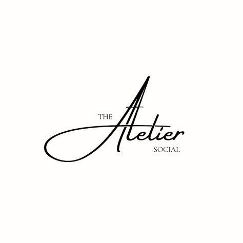 Atelier Logo Design, Marketing Specialist, Inspiration Tattoo, Beautiful Branding, Media Management, Social Marketing, Tattoo Shop, Inspirational Tattoos, Design Logo