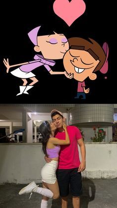 Couples Dress Up Costumes, Couple Halloween Costumes Fairly Odd Parents, Interacial Couple Halloween Costumes, Y2k Halloween Costume Couple, Couple's Costume For Halloween, Timmy E Trixie Fantasia, Cute Halloween Costumes For Couples From Movies, Bf And Gf Halloween Costumes Unique, Cute Duo Halloween Costumes Couples