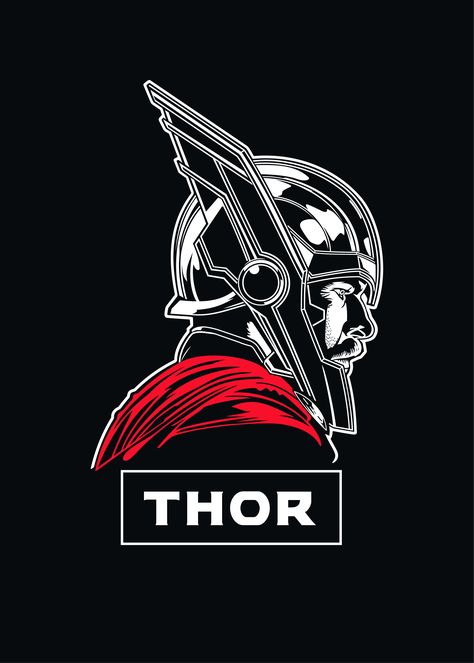 Marvel T Shirts Design, Marvel Tshirt Design, Marvel Graphic Design, Anime Speech, Thor Logo, Geometric Tattoo Pattern, Tshirt Artwork, T-shirt Print Design, T Shirt Logo Design