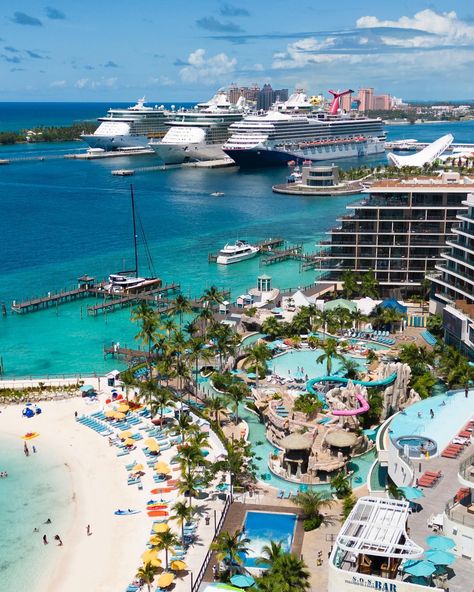 🌞 Sunny cruise days in the Bahamas 🏝️💦 Nothing beats soaking up the sun and exploring paradise! Have you visited Nassau yet? Let the crystal-clear waters and vibrant culture of this stunning destination be your next adventure. 🌊 #BahamasCruise #Nassau #SunnyDays #IslandParadise #TravelGoals #CruiseLife #ExploreTheBahamas #CruiseVacation #Wanderlust #Cruisexperience #cruise #cruiseship #travel #cruiselife #cruising #vacation #ship #cruises #sea #royalcaribbean Cruse Ship, Luxury Travel Destinations, Bahamas Cruise, Nassau Bahamas, Cruise Ships, The Bahamas, Royal Caribbean, Crystal Clear Water, Nassau