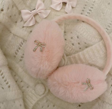 Winter Princess, Pink Xmas, Winter Fairy, Ear Muffs, Snow Angels, Pink Girly Things, Pink Vibes, Croquettes, Everything Pink