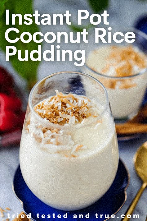 Instant Pot Coconut Rice Pudding - DAIRY FREE RICE PUDDING Rice Pudding Recipe Instant Pot, Almond Milk Rice Pudding, Instant Pot Coconut Rice, Dairy Free Rice Pudding, Coconut Milk Rice Pudding, Coconut Milk Pudding, Brown Rice Pudding, Coconut Rice Pudding, Instant Pot Yogurt