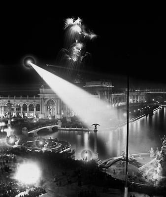 Tesla Spotlight at The World’s Fair: Columbia Exposition – Chicago 1893  Copyright 2005 David R. Phillips Tartarian Empire, America Chicago, Columbian Exposition 1893, Chicago Worlds Fair, World's Columbian Exposition, Nicolas Tesla, Chicago History, Chicago Art, Worlds Fair