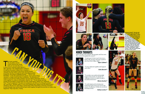 // IEKA, Yreka High School, Yreka [CA] #Jostens #LookBook2017 #Ybklove Rewind Yearbook Theme, Sports Yearbook Pages, Unique Yearbook Spreads, Highschool Yearbook Design Layout, Yearbook Sports Pages, Volleyball Yearbook Spread, Yearbook Templates Layout, Year Book Design, Yearbook Spreads Ideas Layout