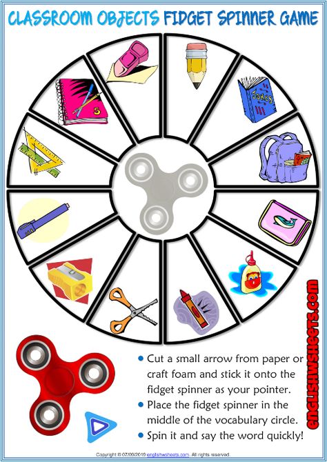 Vocabulary Games For Kids, Space Vocabulary, English Games For Kids, Ingles Kids, Classroom Objects, Spinner Games, Missing Letters, Esl Games, Esl Vocabulary