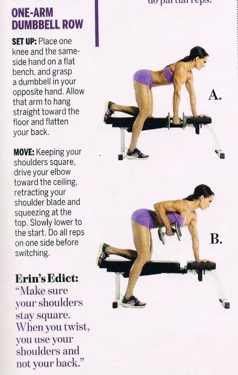 Erin's Push-Pull superset Chest/back superset Incline Dumbbell Flye with One Arm Dumbbell row Oxygenmag Dec 2013 issue Dumbell Workout For Women, Superset Chest, Dumbell Workout For Arms, Back Superset, One Arm Dumbbell Row, Dumbbell Chest Workout, Pull Day Workout, Dumbbell Row, Thursday Workout