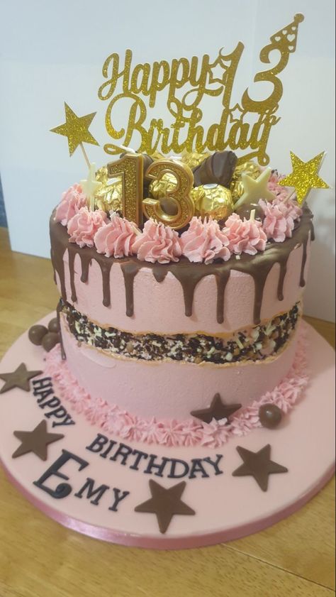 Cakes For Teens Girls Birthday, Thirteen Cake Ideas, 13yrs Old Birthday Ideas, 13 Birthday Cake Girl, Birthday Cakes For 13th Birthday Girl, 13th Birthday Cake Ideas For Girls 13, Cakes For 13th Birthday Girl, 13 Th Birthday Cakes, 13th Birthday Dress