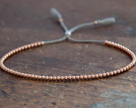 Rose Gold Beaded Bracelet, Gold Beaded Bracelet, Friendship Bracelets With Beads, Rose Gold Beads, Gold Bead Bracelets, Layered Bracelets, Diy Schmuck, Bijoux Diy, Friendship Bracelet