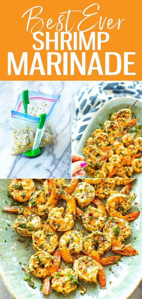 Shrimp Marinade Recipes, Grilled Shrimp Marinade, Easy Grilled Shrimp Recipes, Marinated Grilled Shrimp, Fish Marinade, Shrimp Marinade, Bbq Shrimp, Grilled Shrimp Recipes, Shrimp Recipes For Dinner