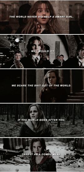 Hermione Granger Hermione Granger Study, Hermione Quotes, Hari Poter, Intelligence Aesthetic, Hermione Granger Quotes, Book Harry Potter, Hermione Granger Aesthetic, Hp Quotes, Girl Power Quotes