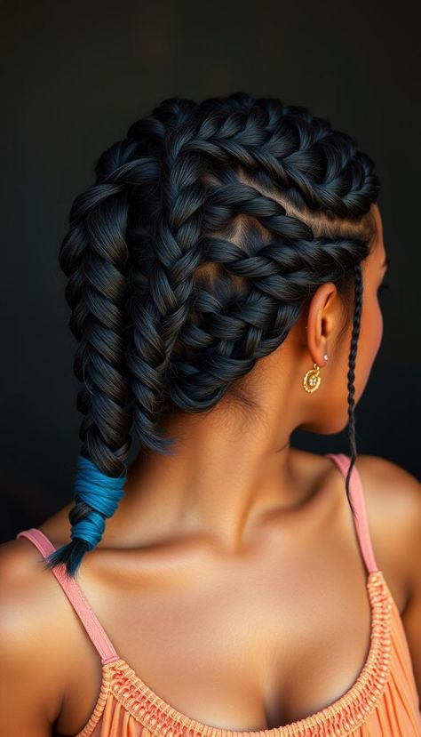 Stunning and regal goddess braids for a bold and elegant look 👑 #GoddessBraids #RegalHair Goddess Cornrows, Goddess Braids Updo, Braids Updo, Goddess Braids Hairstyles, Elegant Look, Braided Updo, Goddess Braids, Braid Styles, Hair Inspiration