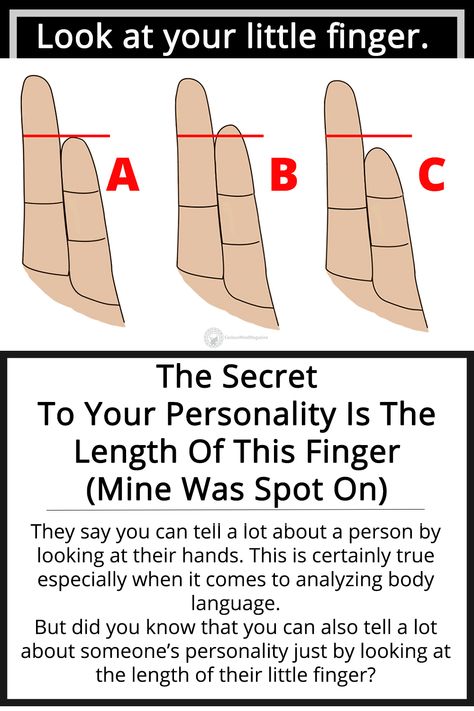 The Secret To Your Personality Is The Length Of This Finger (Mine Was Spot On) Finger Length Meaning, Body Language Hands, Finger Meaning, Reading Body Language, Body Language Signs, How To Read People, Word Online, Palm Reading, School Communication