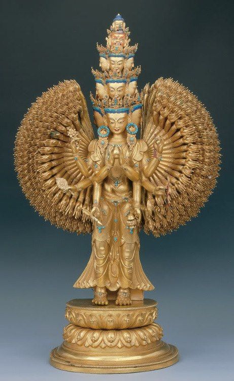 Thousand-hand Thousand-eye Avalokitesvara Bodhisattva Avalokiteshvara Bodhisattva, Art Buddha, Goddess Of Mercy, Goddess Sculpture, Oh My Goddess, Quan Yin, Tibetan Art, Tibetan Buddhism, Tibetan Buddhist