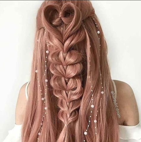 #BraidInspiration#BraidGoals#BraidMagic#BraidQueens#BraidArtistry#BraidPerfection#BraidLove#BraidEnvy#BraidMasterpiece#BraidBeauty#BraidObsession#BraidGlam#BraidChic#BraidTrends#BraidAddict#BraidFashion#BraidElegance#BraidGoddess#BraidSlay#BraidGameStrong Simply Hairstyles, Valentines Hairstyles, Character Hair, Aesthetic Hairstyles, Hair References, Dyed Hair Inspiration, Fun Hair, Different Hair, Christmas Hair