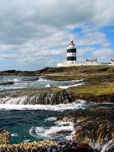 By Hook or By Crook...  Hook lighthouse, Co. Wexford, Southern Ireland Wexford Ireland, Southern Ireland, Lighthouse Pictures, Beautiful Lighthouse, Light Houses, Peaceful Places, Water Tower, Ireland Travel, Sea And Ocean