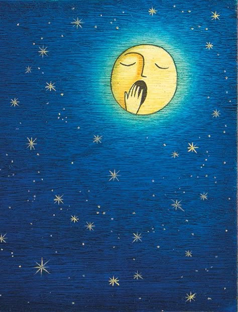 Moon Time, Night Illustration, Star Illustration, Slaap Lekker, Moon Illustration, Good Night Greetings, Nighty Night, Celestial Art, Good Night Sweet Dreams