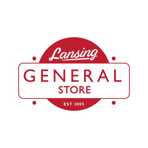 General Store Logo, Store Logo Design Ideas, Store Logo Design, Center Logo, Store Logo, Country Store, General Store, West Virginia, The North Face Logo