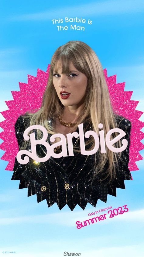 Taylor Swift Barbie Poster, Barbie Posters, Taylor Swift Jokes, Taylor Swif, Taylor Swift Birthday, Taylor Swift Fan Club, Blonde Cat, Taylor Swift Cute, Taylor Swift Posters