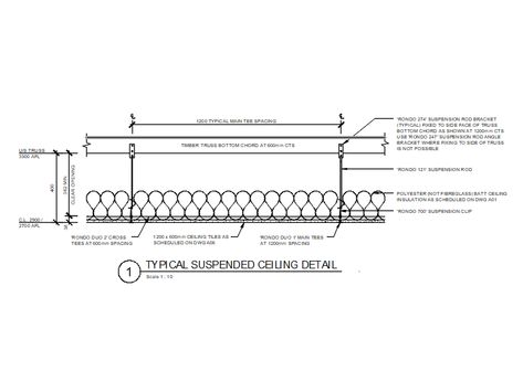 Typical Suspended Ceiling Detail – Free CAD Blocks in DWG file format Suspended Ceiling Detail, Ceiling Detail Drawing, Construction Details Architecture, Detail Drawing, Open Ceiling, Ceiling Detail, Suspended Ceiling, Cad Blocks, Detailed Drawings