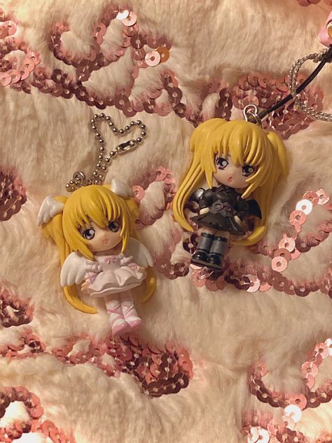 ryonachan_ Otaku Room, Shugo Chara, Anime Figurines, Cute Keychain, Cute Little Things, Cute Charms, Cute Toys, Cute Pins, Anime Figures