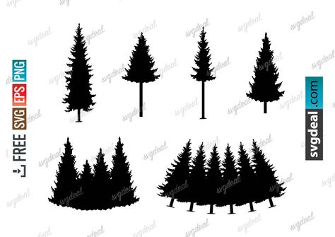 √ 6 Free Pine Tree SVG Files For Your Machine - Free SVG Files Pine Tree Svg Free, Tree Outline, Pine Tree Silhouette, Cricut Svg Files Free, Tree Clipart, Life Symbol, Tree Svg, Pine Tree, Tree Silhouette