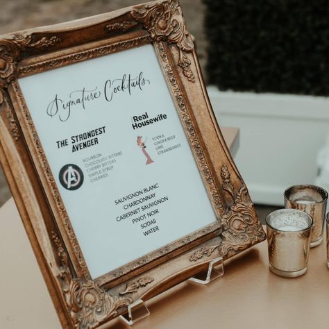 ✨ Elevate your wedding with these essential signs (and a few other elements) for a flawless celebration: 1. Welcome Sign 2. Seating Chart 3. Placecards 4. Bar Menu 5. Escort Cards (as favors!) 6. No Phones Sign 7. Table Numbers 8. Cards and Gifts 9. Catering Labels 10. Instructional Signage Each piece adds a personal touch and helps guide everyone effortlessly through the day. We want guests to be busy focusing on the celebration, so let us help make your day seamless and unforgettable! 💍 ... No Phones Sign, Strawberry Simple Syrup, Bourbon Tasting, Bar Menu, Signature Cocktail, Ginger Beer, Tasting Room, Sauvignon Blanc, Seating Chart