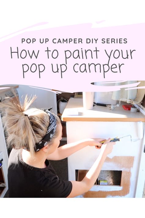 Jayco Dove Renovation, Camper Cupboards, Dove Painting, Camper Diy, Cupboard Paint, Caravan Renovation, Camper Renovation, Pop Up Camper, Pop Top