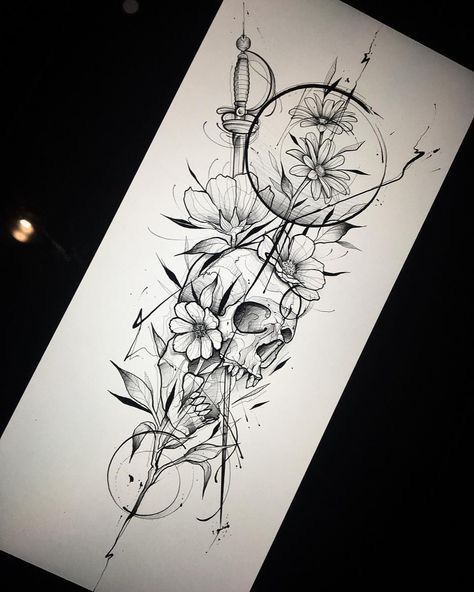 Tattoo Crane, Side Tat, Flower Board, Tattoo Zeichnungen, Patchwork Sleeve, Cat Tattoos, Inspiration Tattoos, Sleeve Ideas, Tiny Tattoo