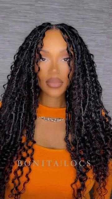 Waterfall Locs, Waterfall Crochet, Crochet Locs, Faux Loc, Locs Styles, Faux Locs Hairstyles, Braids Hairstyles Pictures, Fully Booked, Protective Hairstyles Braids